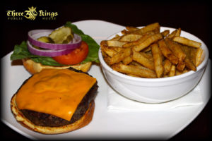 All American Burger - Three Kings Pub