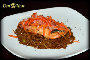 Grilled Salmon - Three Kings Pub