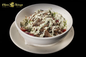 Gyro Salad - Three Kings Pub