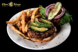 Vegetarian Burger - Three Kings Pub