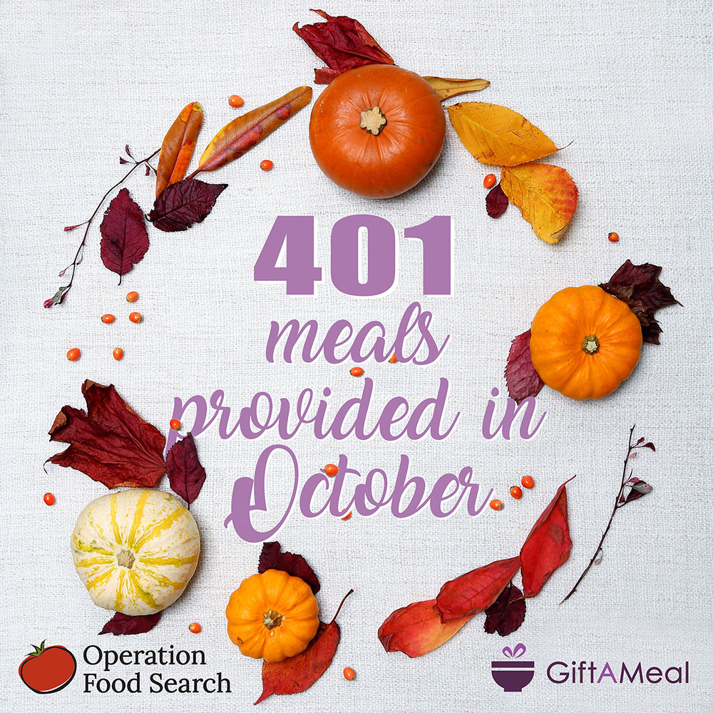 Meals Provided in October