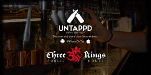 Untappd Three Kings Pub
