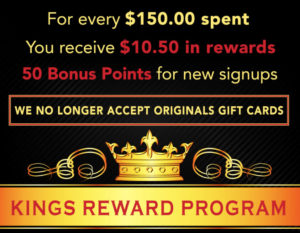 Three Kings Rewards Program