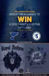 St. Louis Blues Promotion - Three Kings Pub