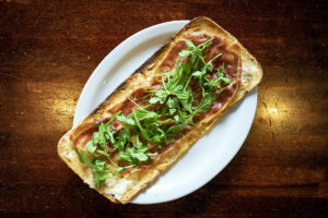 Prosciutto & Fresh Mozarella Flatbread